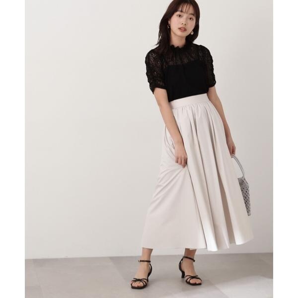 DO!FAMILYエステルシャイニーレースギャザースカート プロポーション ボディドレッシング（PROPORTION BODY DRESSING