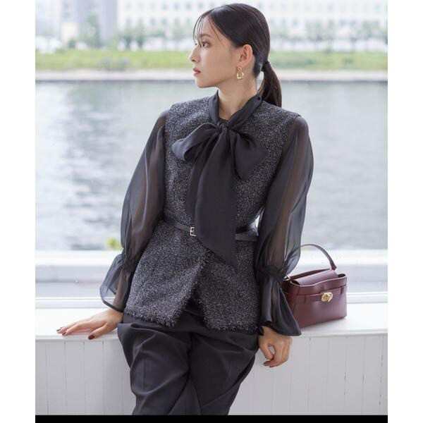 プロポーション ボディドレッシング（PROPORTION BODY DRESSING）/2wayシアーボウタイブラウス24AWの通販は
