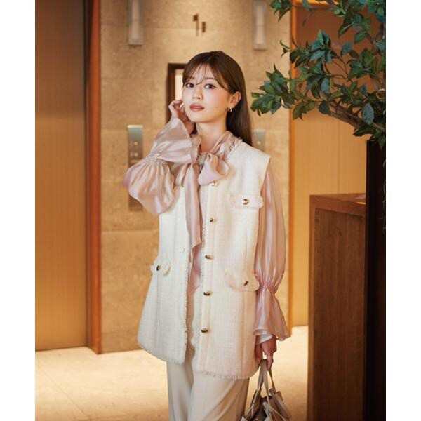 プロポーション ボディドレッシング（PROPORTION BODY DRESSING）/2wayシアーボウタイブラウス24AWの通販は