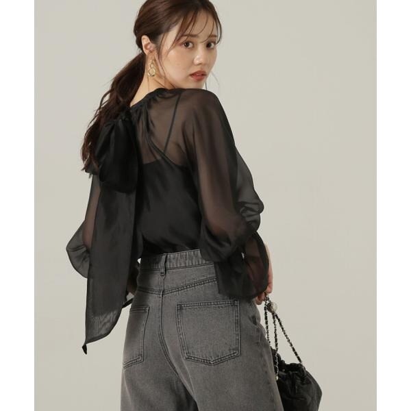 プロポーション ボディドレッシング（PROPORTION BODY DRESSING）/2wayシアーボウタイブラウス24AWの通販は