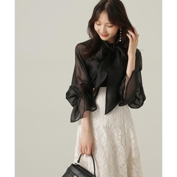 プロポーション ボディドレッシング（PROPORTION BODY DRESSING）/2wayシアーボウタイブラウス24AWの通販は
