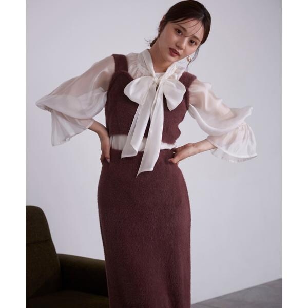 プロポーション ボディドレッシング（PROPORTION BODY DRESSING）/2wayシアーボウタイブラウス24AWの通販は