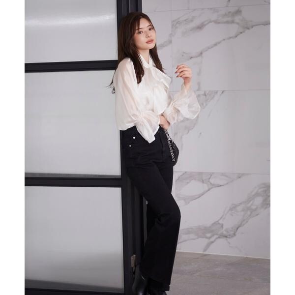 プロポーション ボディドレッシング（PROPORTION BODY DRESSING）/2wayシアーボウタイブラウス24AWの通販は