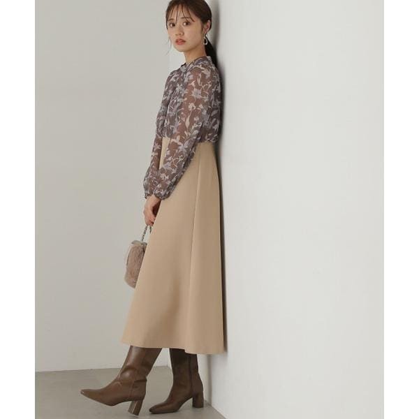 プロポーション ボディドレッシング（PROPORTION BODY DRESSING）/フラワードッキングワンピース24AW