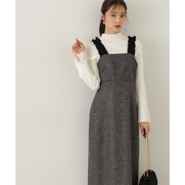 プロポーション ボディドレッシング（PROPORTION BODY DRESSING）/パールボタンモックネックリブニット　24AWの通販は