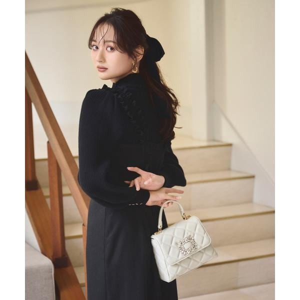 プロポーション ボディドレッシング（PROPORTION BODY DRESSING）/ハイネックボリュームスリーブニットの通販は