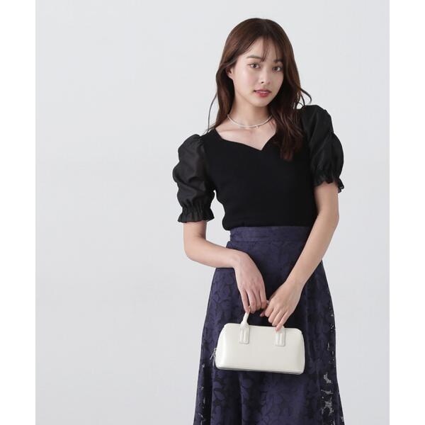 極美品✨プロポーションボディドレッシング　ギャザースリーブタイトワンピース　半袖 楽天市場】【SALE／30%OFF】ギャザースリーブタイトワンピース
