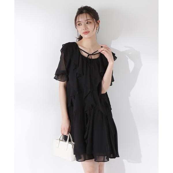 プロポーション ボディドレッシング（PROPORTION BODY DRESSING）/《EDIT COLOGNE》ラッフルミニワンピース