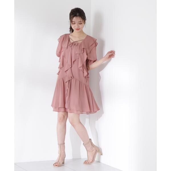 プロポーション ボディドレッシング（PROPORTION BODY DRESSING）/《EDIT COLOGNE》ラッフルミニワンピース