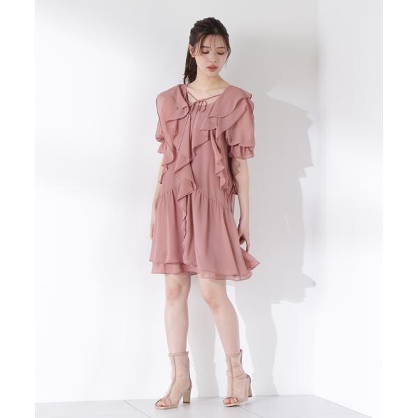 プロポーション ボディドレッシング（PROPORTION BODY DRESSING）/《EDIT COLOGNE》ラッフルミニワンピース