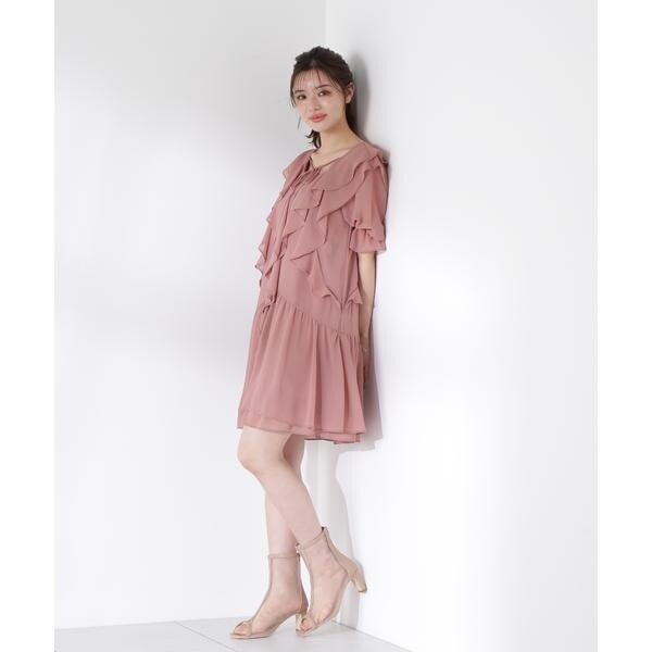 プロポーション ボディドレッシング（PROPORTION BODY DRESSING）/《EDIT COLOGNE》ラッフルミニワンピース