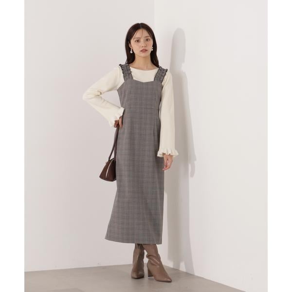 プロポーション ボディドレッシング（PROPORTION BODY DRESSING）/フリルショルダーワンピース 25AW