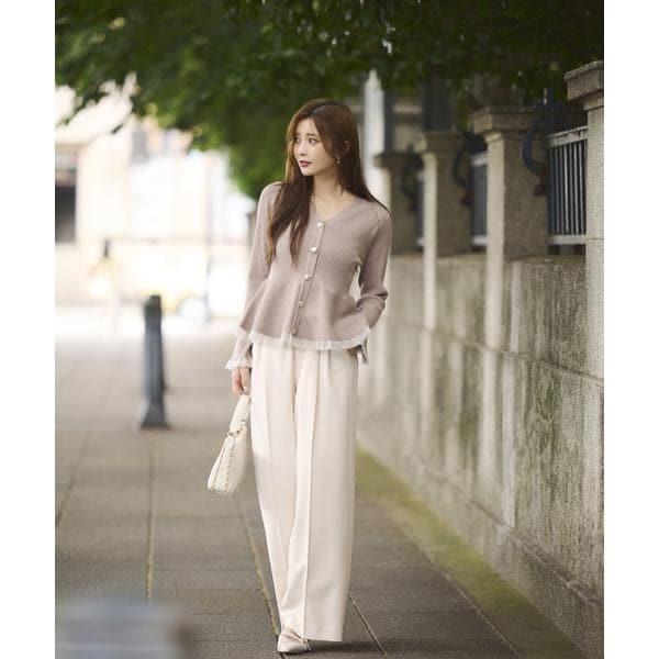 プロポーション ボディドレッシング（PROPORTION BODY DRESSING）/ハイウエストワイドパンツ 25AW