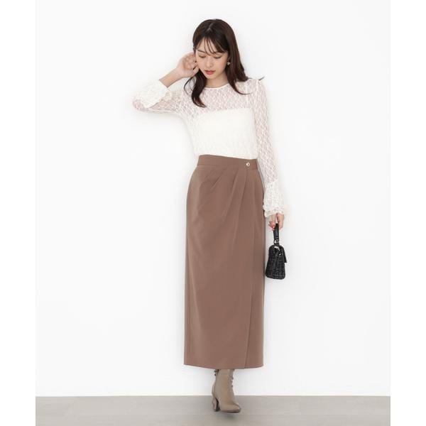 プロポーション ボディドレッシング（PROPORTION BODY DRESSING）/タックタイトスカート 25AW