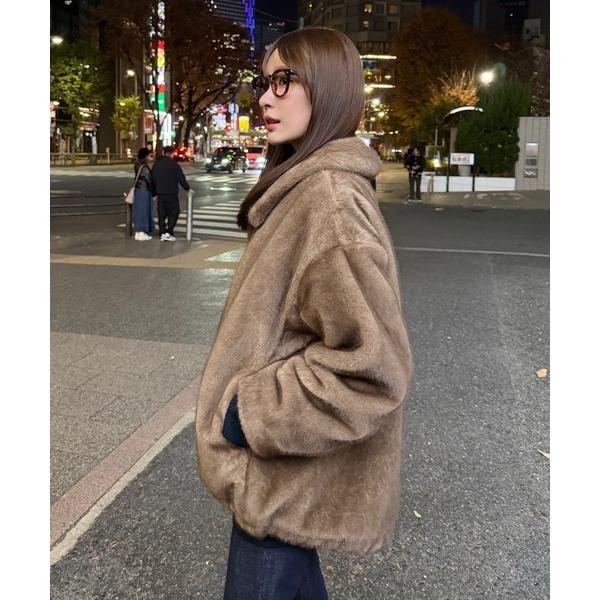 プロポーション ボディドレッシング（PROPORTION BODY DRESSING）/フェイクファーブルゾン 25AW