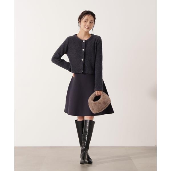 プロポーション ボディドレッシング（PROPORTION BODY DRESSING）/《EDIT COLOGNE》総針ミニワンピース