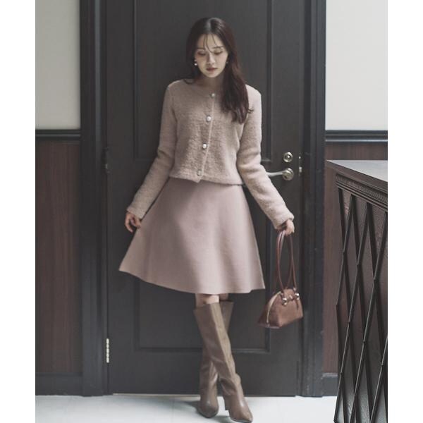 プロポーション ボディドレッシング（PROPORTION BODY DRESSING）/《EDIT COLOGNE》総針ミニワンピース