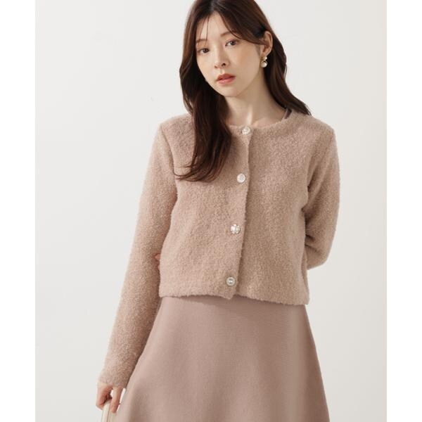 プロポーション ボディドレッシング（PROPORTION BODY DRESSING）/《EDIT COLOGNE》ブークレカーディガン