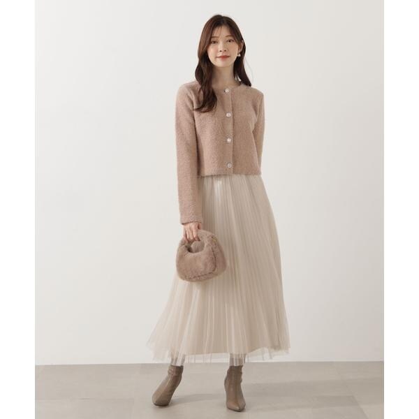 プロポーション ボディドレッシング（PROPORTION BODY DRESSING）/《EDIT COLOGNE》ブークレカーディガン