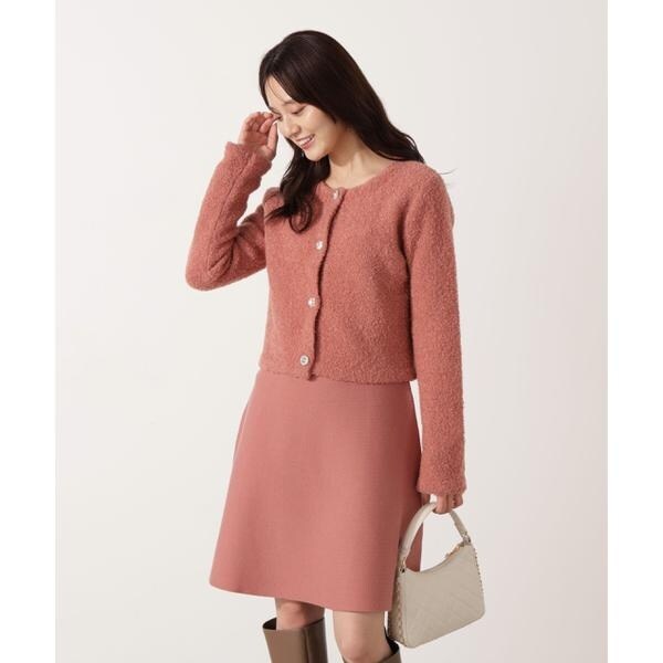 プロポーション ボディドレッシング（PROPORTION BODY DRESSING）/《EDIT COLOGNE》ブークレカーディガン