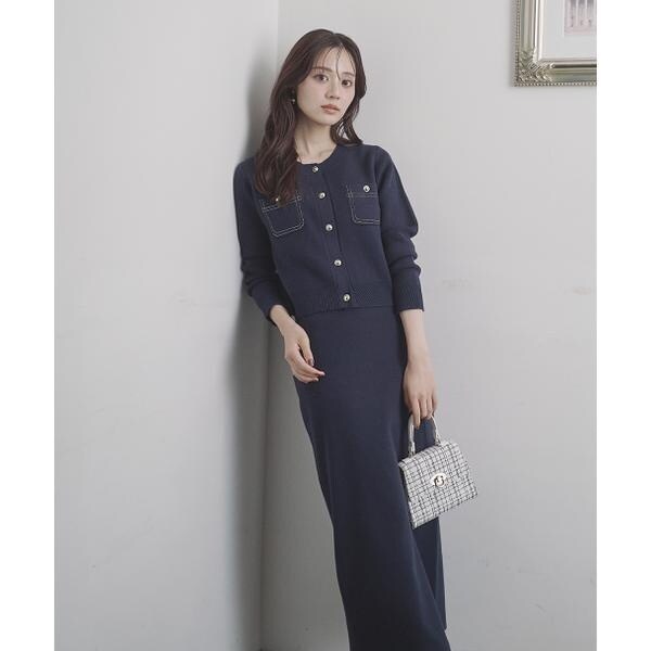 プロポーション ボディドレッシング（PROPORTION BODY DRESSING）/ステッチニットSETUP 25AW