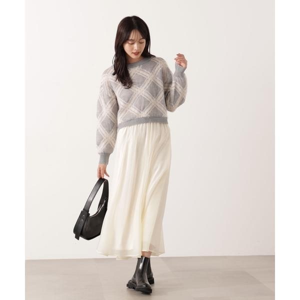 プロポーション ボディドレッシング（PROPORTION BODY DRESSING）/エアリーナローフレアスカート 25AW