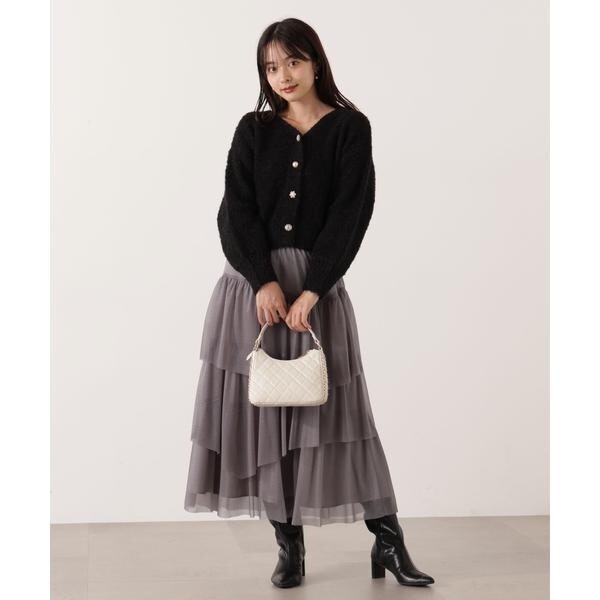 プロポーション ボディドレッシング（PROPORTION BODY DRESSING）/《EDIT COLOGNE》エアリーティアードスカート 25AW