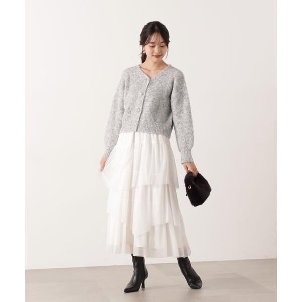 プロポーション ボディドレッシング（PROPORTION BODY DRESSING）/《EDIT COLOGNE》エアリーティアードスカート 25AW