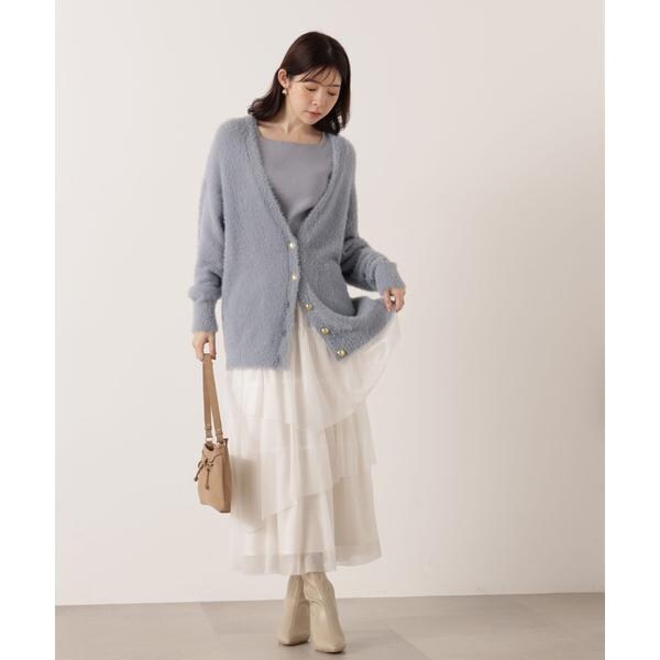 プロポーション ボディドレッシング（PROPORTION BODY DRESSING）/《EDIT COLOGNE》エアリーティアードスカート 25AW