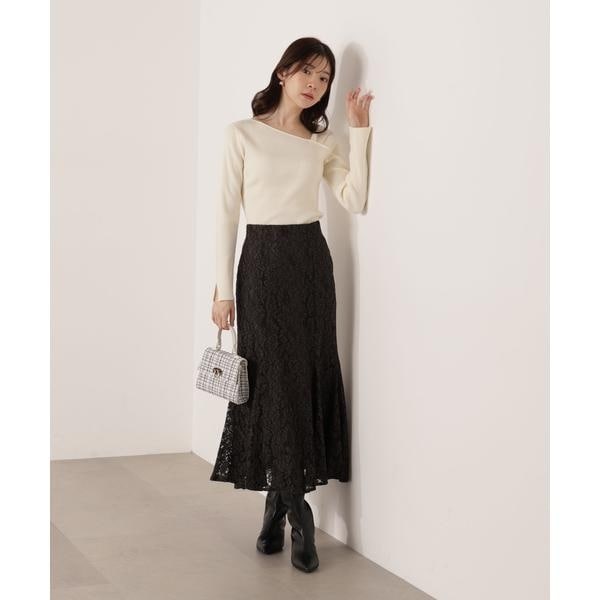 プロポーション ボディドレッシング（PROPORTION BODY DRESSING）/レースマーメイドスカート 25AW