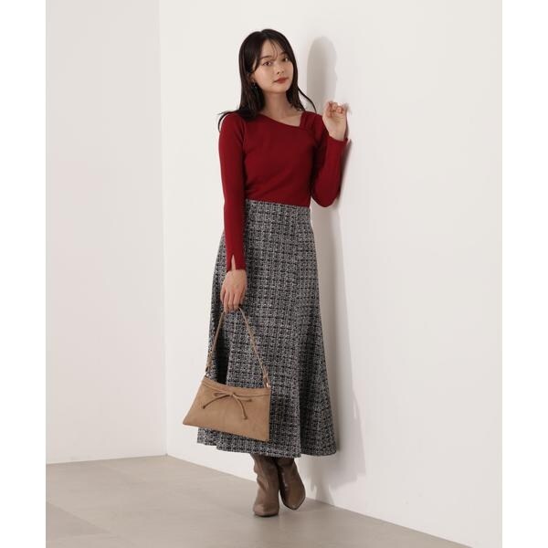 極美品✨’20年 フォクシー misty ミックスツイードフレアスカート 38 January 2026 | FOXEY - フォクシー