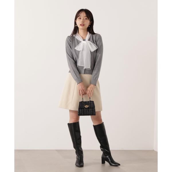 プロポーション ボディドレッシング（PROPORTION BODY DRESSING）/《EDIT COLOGNE》台形ミニスカート 25AW