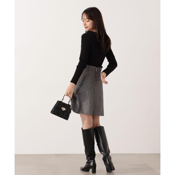 プロポーション ボディドレッシング（PROPORTION BODY DRESSING）/《EDIT COLOGNE》台形ミニスカート 25AW