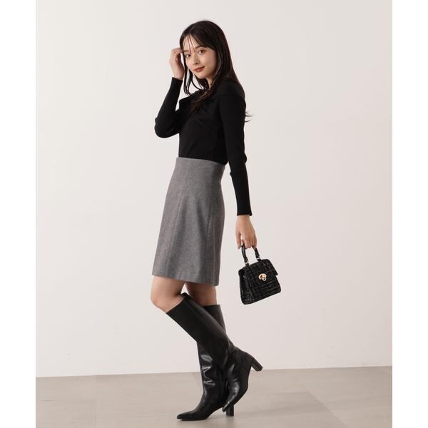 プロポーション ボディドレッシング（PROPORTION BODY DRESSING）/《EDIT COLOGNE》台形ミニスカート 25AW