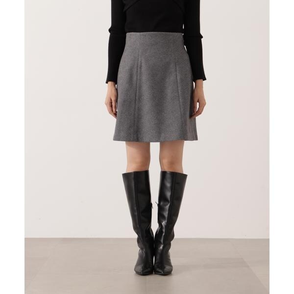 プロポーション ボディドレッシング（PROPORTION BODY DRESSING）/《EDIT COLOGNE》台形ミニスカート 25AW