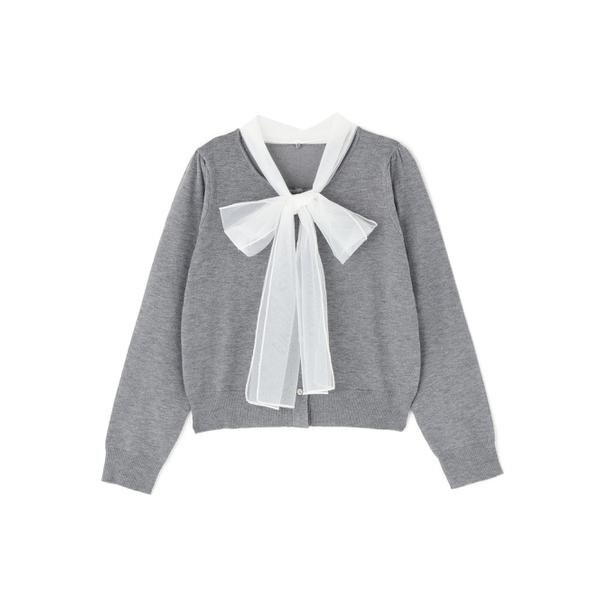 プロポーション ボディドレッシング（PROPORTION BODY DRESSING）/《EDIT COLOGNE》ボウタイ付きニット 25AW