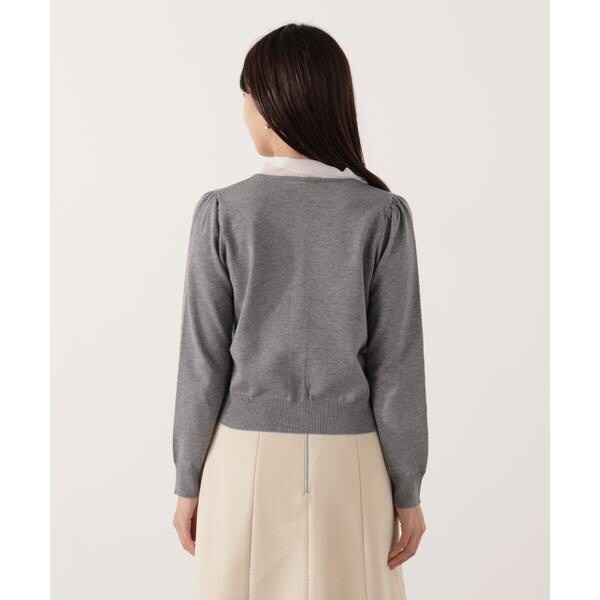 プロポーション ボディドレッシング（PROPORTION BODY DRESSING）/《EDIT COLOGNE》ボウタイ付きニット 25AW