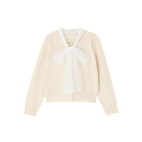 プロポーション ボディドレッシング（PROPORTION BODY DRESSING）/《EDIT COLOGNE》ボウタイ付きニット 25AW