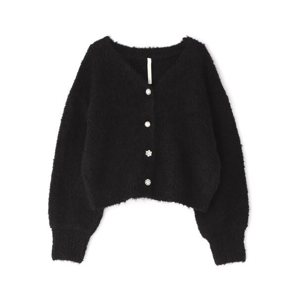 プロポーション ボディドレッシング（PROPORTION BODY DRESSING）/《EDIT COLOGNE》ファンシーヤーンビジューカディガン 25AW