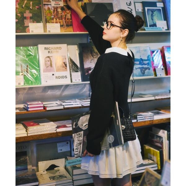 プロポーション ボディドレッシング（PROPORTION BODY DRESSING）/《EDIT COLOGNE》レイヤードミニワンピース