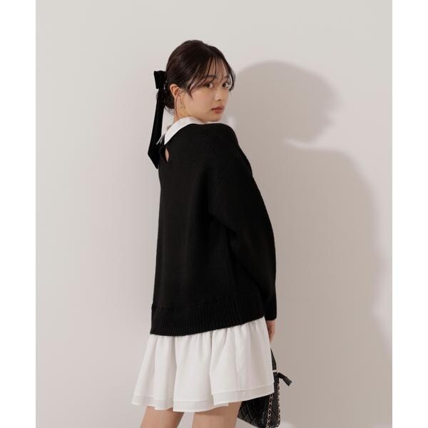 プロポーション ボディドレッシング（PROPORTION BODY DRESSING）/《EDIT COLOGNE》レイヤードミニワンピース