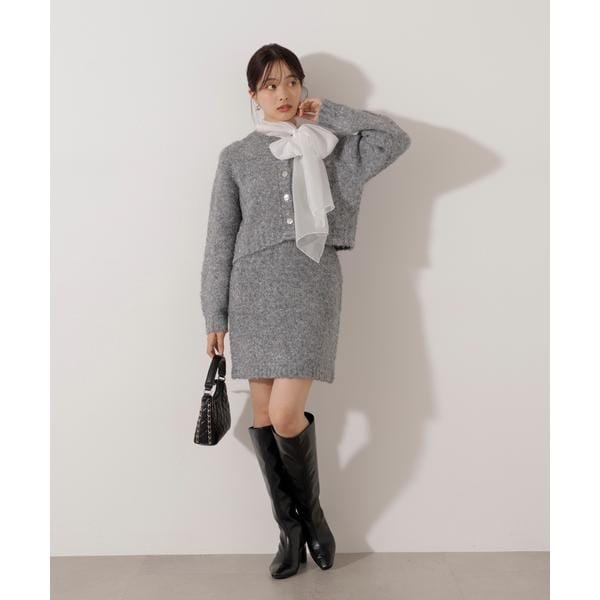 プロポーション ボディドレッシング（PROPORTION BODY DRESSING）/《EDIT COLOGNE》サイドリボンニットSETUP