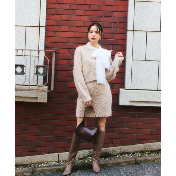 プロポーション ボディドレッシング（PROPORTION BODY DRESSING）/《EDIT COLOGNE》サイドリボンニットSETUP