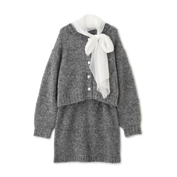 プロポーション ボディドレッシング（PROPORTION BODY DRESSING）/《EDIT COLOGNE》サイドリボンニットSETUP