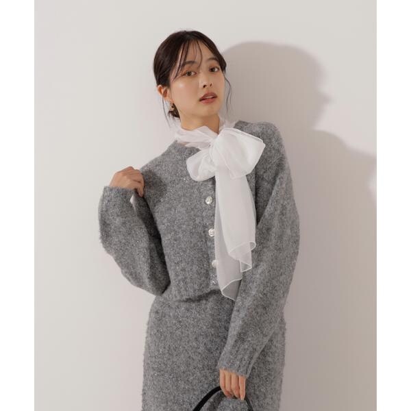 プロポーション ボディドレッシング（PROPORTION BODY DRESSING）/《EDIT COLOGNE》サイドリボンニットSETUP