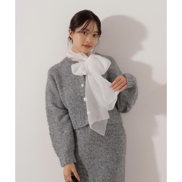 プロポーション ボディドレッシング（PROPORTION BODY DRESSING）/《EDIT COLOGNE》サイドリボンニットSETUP