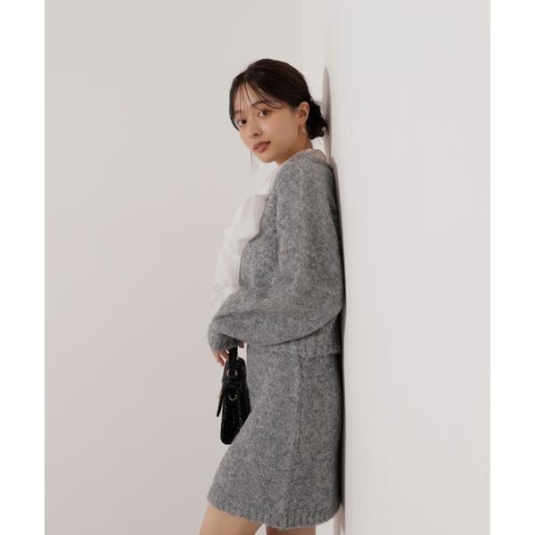 プロポーション ボディドレッシング（PROPORTION BODY DRESSING）/《EDIT COLOGNE》サイドリボンニットSETUP