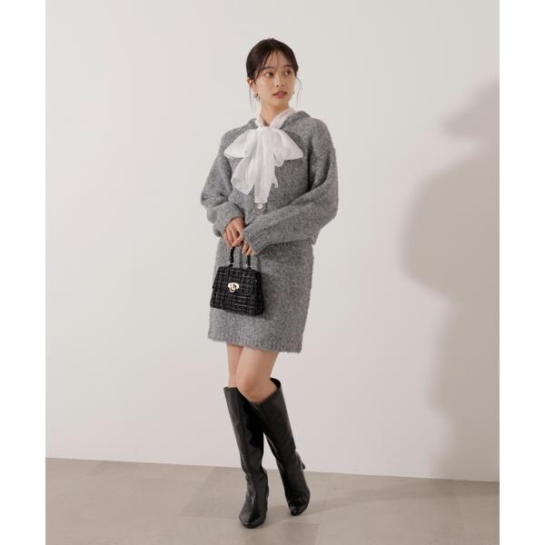 プロポーション ボディドレッシング（PROPORTION BODY DRESSING）/《EDIT COLOGNE》サイドリボンニットSETUP