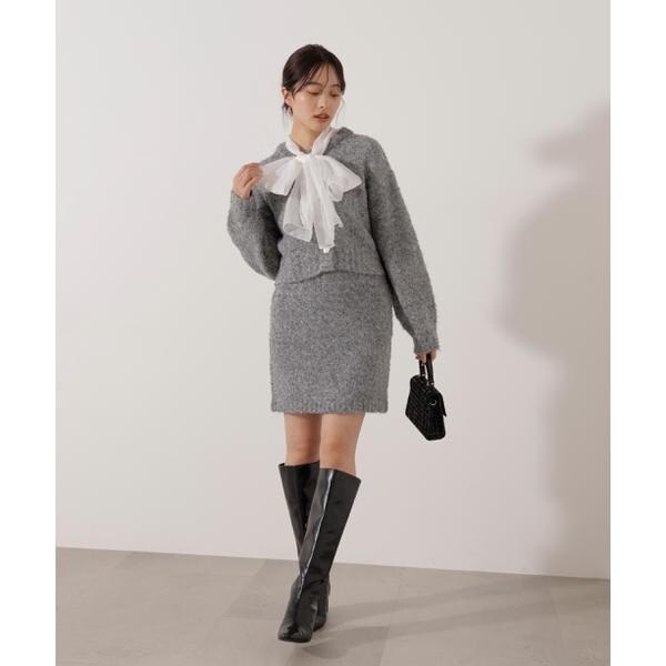 プロポーション ボディドレッシング（PROPORTION BODY DRESSING）/《EDIT COLOGNE》サイドリボンニットSETUP