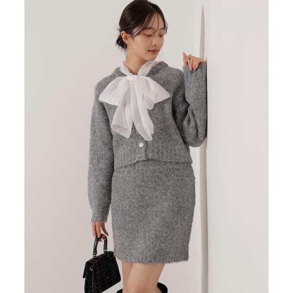 プロポーション ボディドレッシング（PROPORTION BODY DRESSING）/《EDIT COLOGNE》サイドリボンニットSETUP